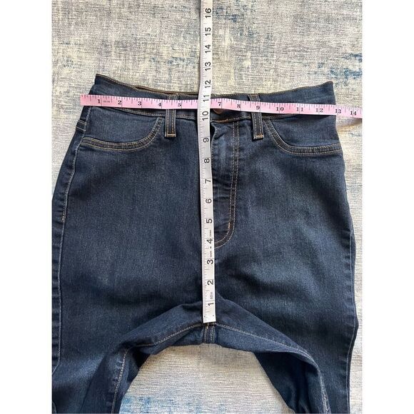 Vibrant MiU Dark Blue Wash Ultra High Rise Bell Flare Leg Jeans W28 / Junior's 9 - Picture 7 of 8